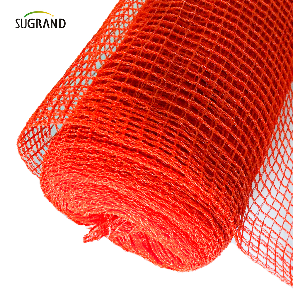 Προειδοποιητικό διχτυωτό δίχτυ ασφαλείας ικριώματος πορτοκαλί υλικό HDPE