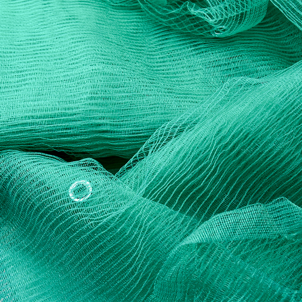 Πράσινο δίχτυ ασφαλείας σκαλωσιάς από πλέγμα δομικών συντριμμιών